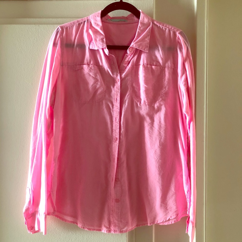 Pink Linen Shirt